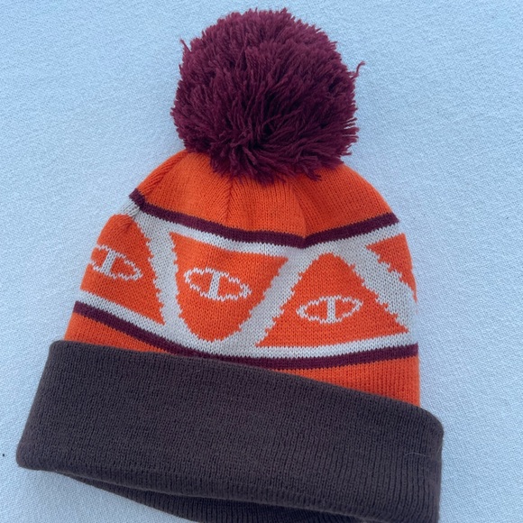 Poler Stuff Orange & Brown Camp Vibes Zilla Beanie - Picture 9 of 9